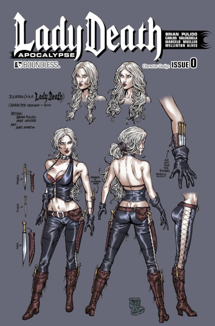 Lady Death: Apocalypse #0 (Character Design Cover)