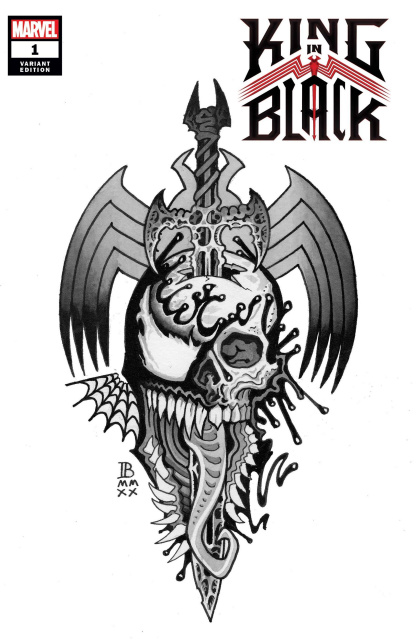 King in Black #1 (Bederman Tattoo Cover)