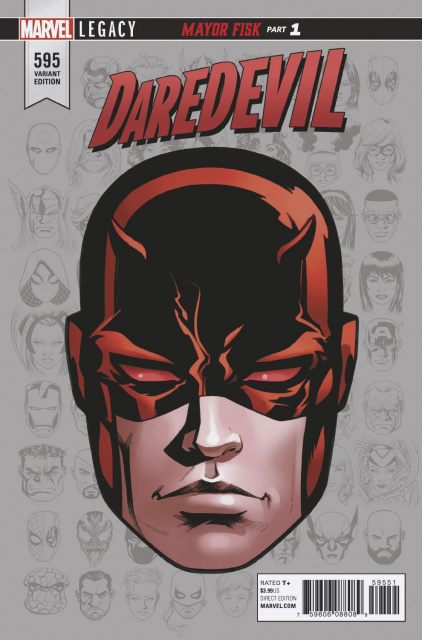 Daredevil #595 (McKone Legacy Headshot Cover)