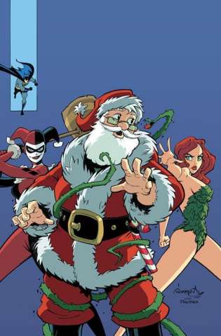 Harley Quinn #35 (Jon Sommariva Santa Card Stock Cover)