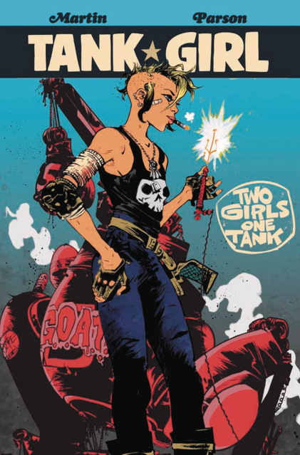 Tank Girl: Two Girls, One Tank #3 (Pope Cover)
