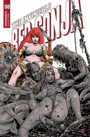 The Invincible Red Sonja #8 (Broxton Risque Cover)
