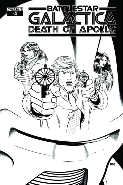 Battlestar Galactica: Death of Apollo #4 (10 Copy Smith B&W Cover)