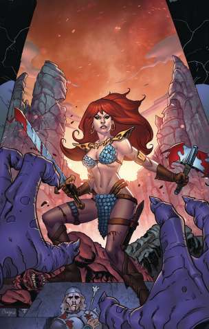 The Invincible Red Sonja #2 (Campana Virgin Cover)