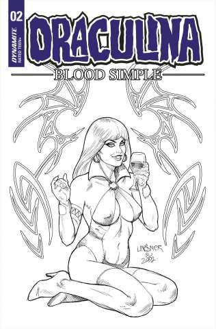 Draculina: Blood Simple #2 (15 Copy Linsner Line Art Cover)