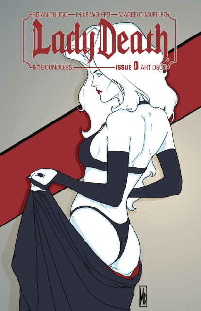 Lady Death #0 (Art Deco Variant Cover)