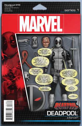 Deadpool #13 (Christopher Action Figure Cover)