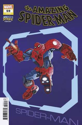 The Amazing Spider-Man #59 (Castellani Avengers Mech Strike Cover)