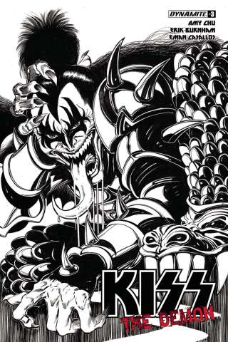 KISS: The Demon #3 (15 Copy Mandrake B&W Cover)