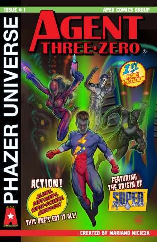 Phazer Universe #1 (Agent Three Zero Cover)