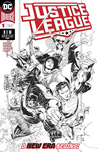 Justice League #1 (Jim Chueng Inks Only Cover)