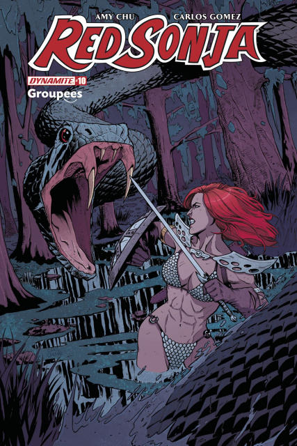 Red Sonja #10 (Groupees Cover)