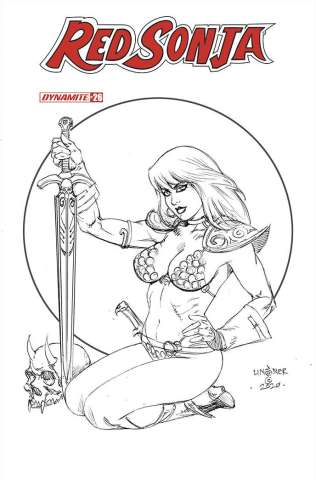 Red Sonja #26 (20 Copy Linsner B&W Cover)