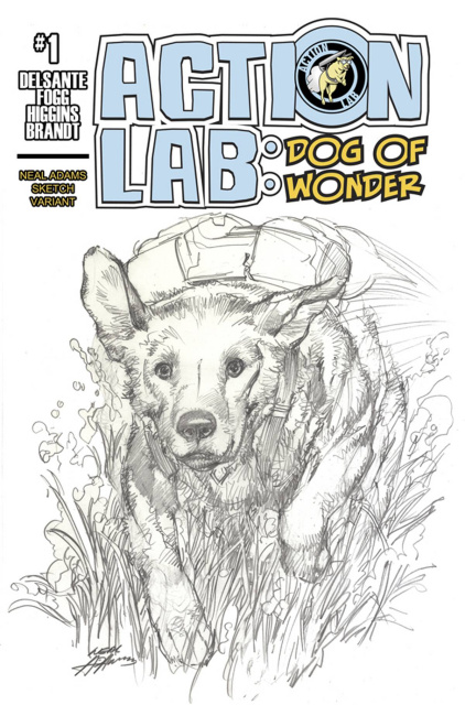 Action Lab: Dog of Wonder #1 (Coloring Book Neal Adams Cover)