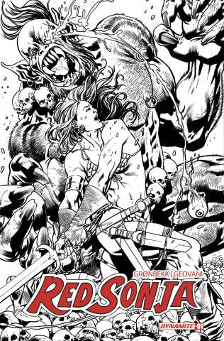 Red Sonja #1 (20 Copy Hitch Line Art Cover)