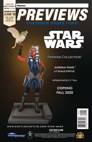 Previews #383: August 2020 Customer Order Form