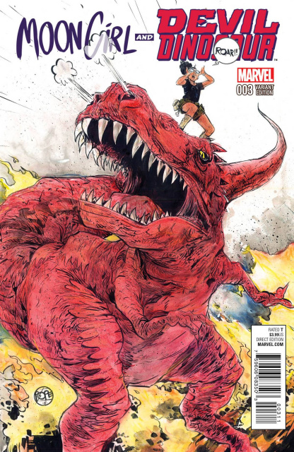 Moon Girl and Devil Dinosaur #3 (Pope Cover)