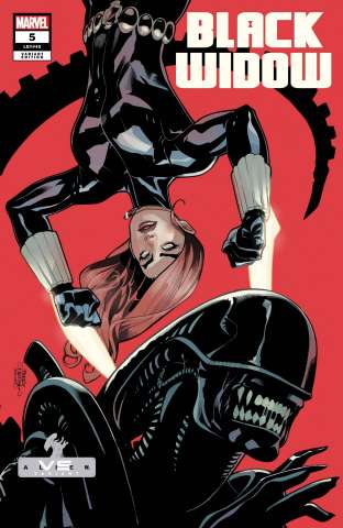 Black Widow #5 (Dodson Marvel vs. Alien Cover)