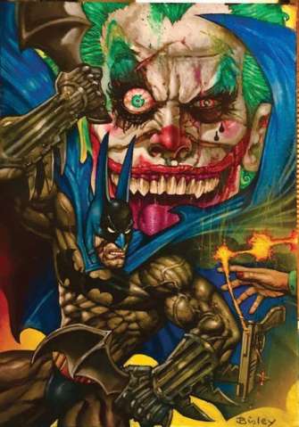 Batman & The Joker: The Deadly Duo #7 (Simon Bisley Batman & Joker Card Stock Cover)