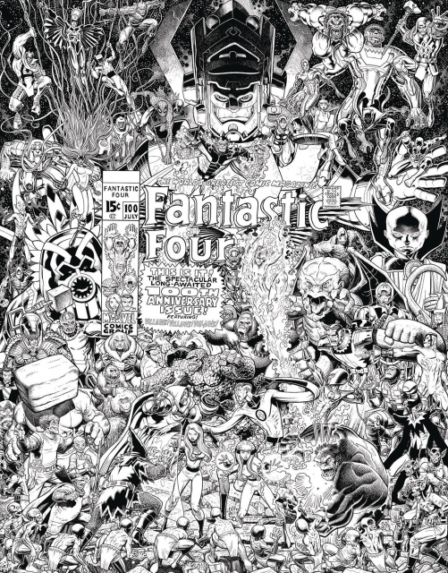 Fantastic Four #1 (Art Adams Connecting Wraparound Cover)