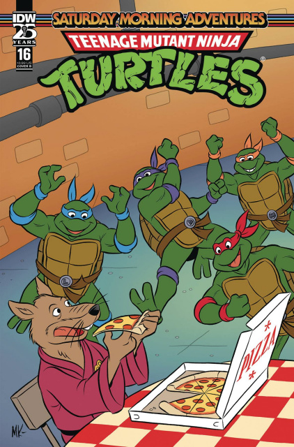 Teenage Mutant Ninja Turtles: Saturday Morning Adventures #16 (Kazaleh Cover)