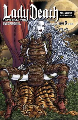 Lady Death: Apocalypse #3 (Alternate History Cover)