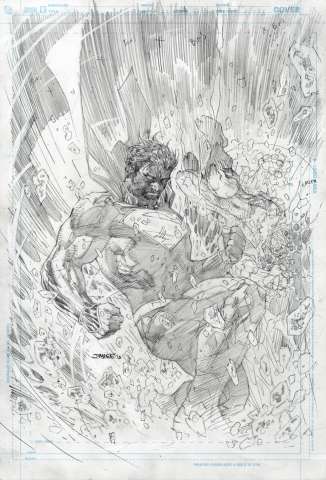 Superman Unchained #8 (Black & White Cover)