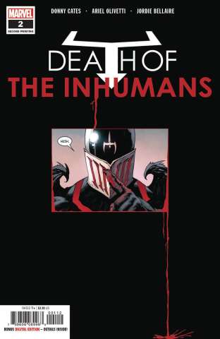 Death of the Inhumans #2 (Olivetti 2nd Printing)