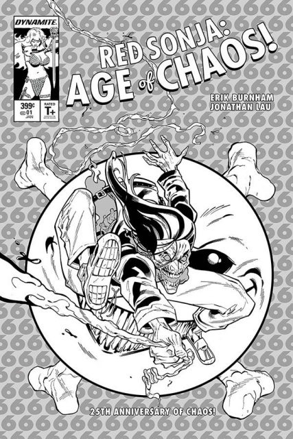 Red Sonja: Age of Chaos #1 (21 Copy Tormey B&W Cover)