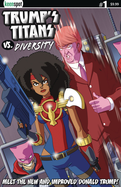 Trump's Titans vs. Diversity #1 (New Donald Cover)