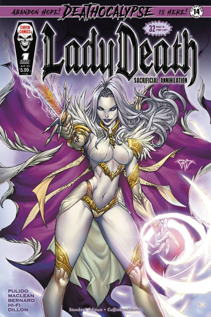 Lady Death: Sacrificial Annihilation #1 (Pantale Cover)