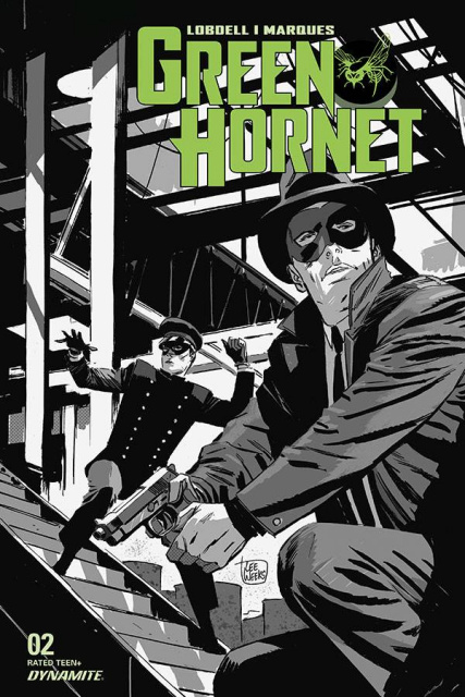 Green Hornet #2 (20 Copy Weeks B&W Cover)