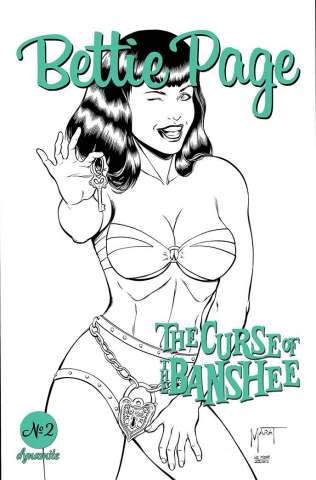 Bettie Page and The Curse of the Banshee #2 (15 Copy Mychaels Cover)