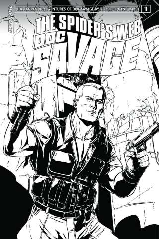 Doc Savage: The Spider's Web #1 (20 Copy Laming B&W Cover)