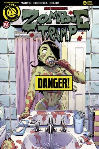 Zombie Tramp #32 (Winston Young Risque Cover)