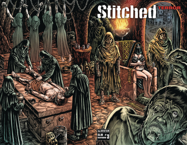 Stitched: Terror #3 (Wrap Cover)