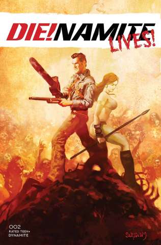 DIE!namite Lives! #2 (25 Copy Suydam Non-Zombie Cover)