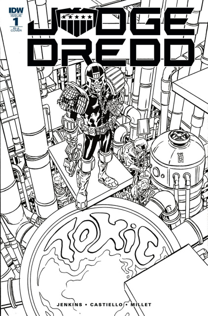 Judge Dredd: Toxic #1 (10 Copy Buckingham Cover)