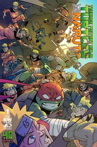 Teenage Mutant Ninja Turtles x Naruto #1 (40th Anniversary Duncan Cover)