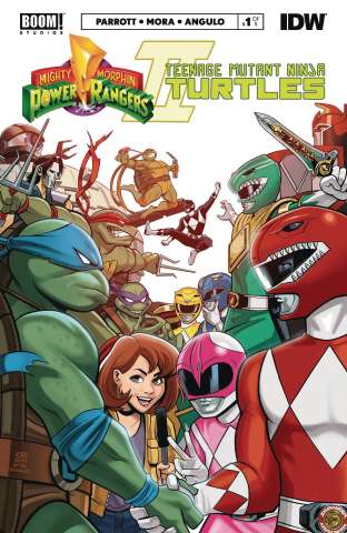 Mighty Morphin Power Rangers / Teenage Mutant Ninja Turtles II #1 (BSE Gibson Cover)