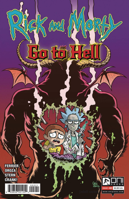 Rick and Morty Go to Hell #2 (Crosland Cover)