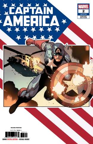 Captain America #2 (Yu 2nd Printing)