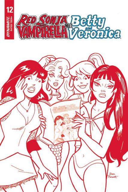 Red Sonja and Vampirella Meet Betty and Veronica #12 (15 Copy Parent Red Cover)