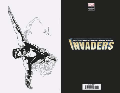 The Invaders #1 (Quesada B&W Virgin Cover)