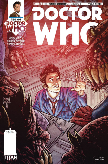 Doctor Who: New Adventures with the Tenth Doctor, Year Three #6 (Shedd Cover)