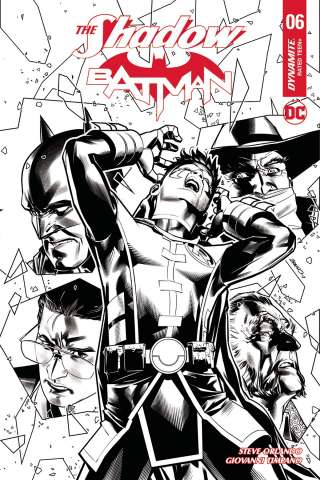 The Shadow / Batman #6 (20 Copy Peterson B&W Cover)