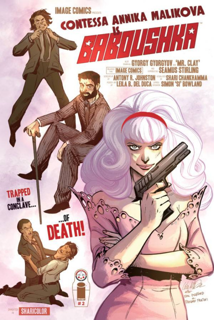 Codename Baboushka: The Conclave of Death #2 (Del Duca Cover)