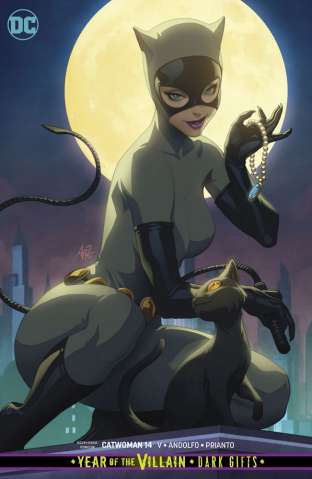 Catwoman #14 (Card Stock Dark Gifts Cover)