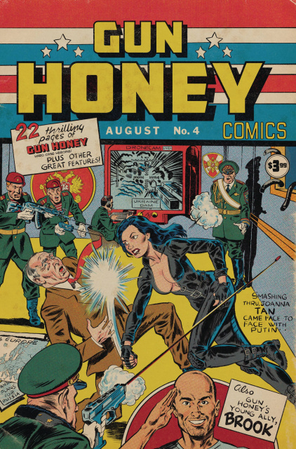 Gun Honey: Collision Course #4 (Pereira Homage Cover)