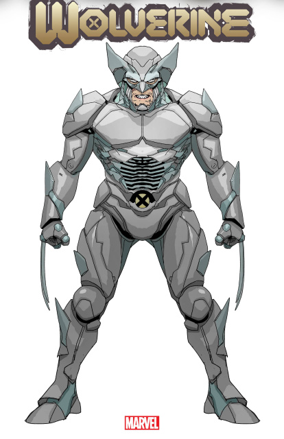Wolverine #49 (Leinil Yu Adamantium Armor Design Cover)